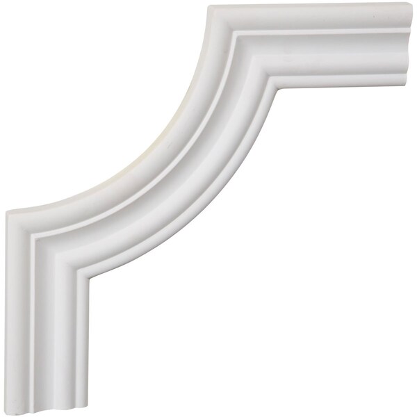 Ekena Millwork Panel Moulding Corner, Urethane, 10 in H, 10 in W, Factory Primed PML10X10OX-2 - main